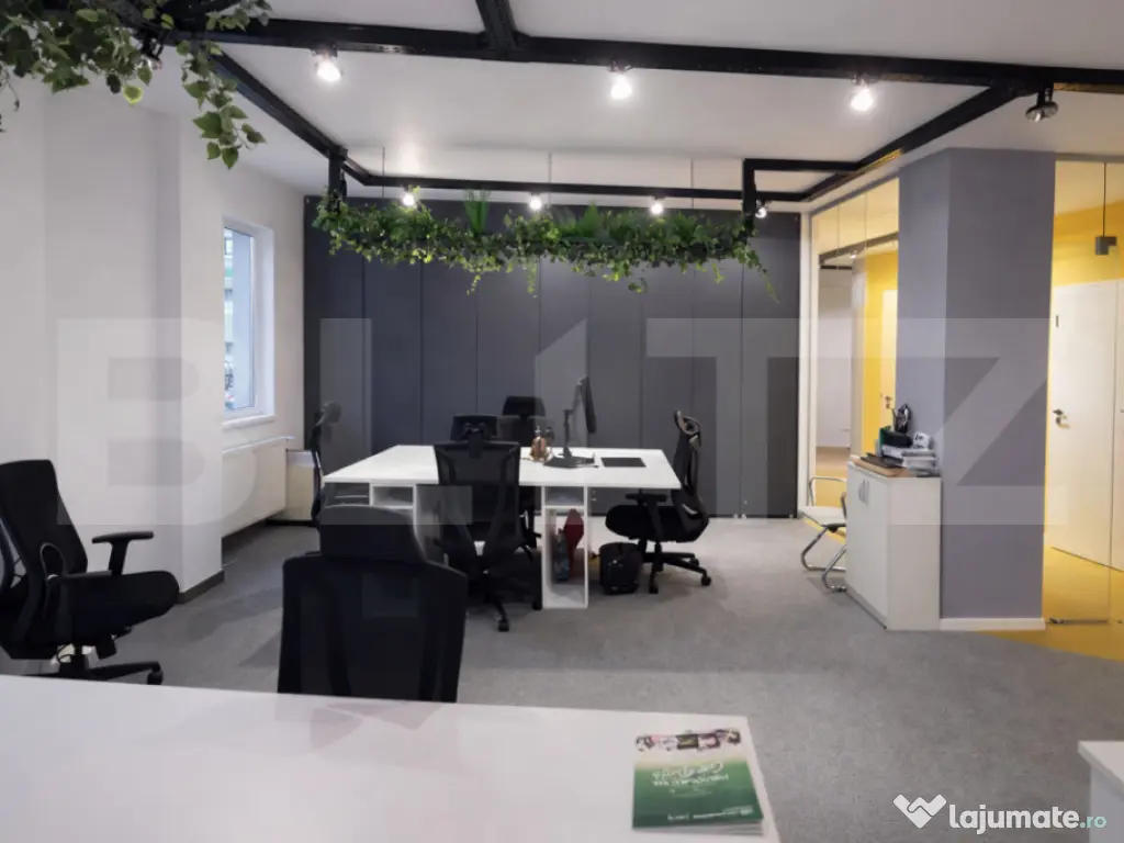 Birou finisat clasa A, 220 mp, zona Calea Turzii, 3 parcari