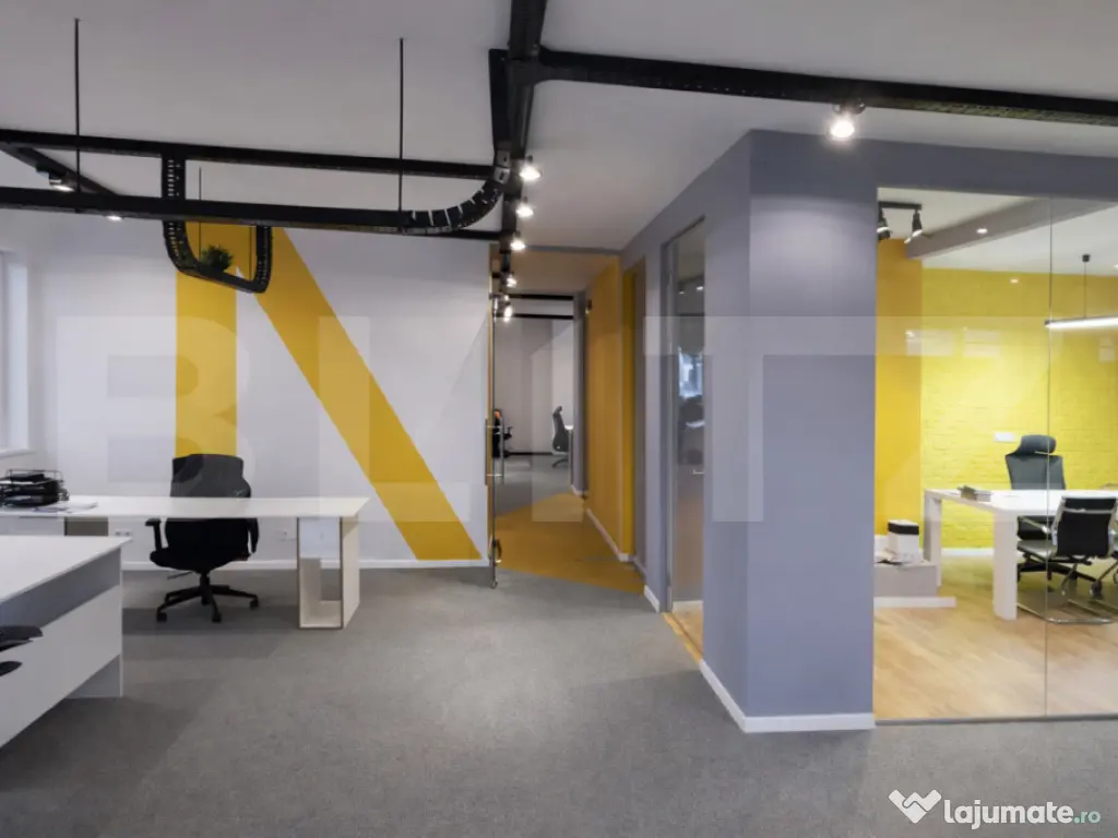 Birou finisat clasa A, 220 mp, zona Calea Turzii, 3 parcari