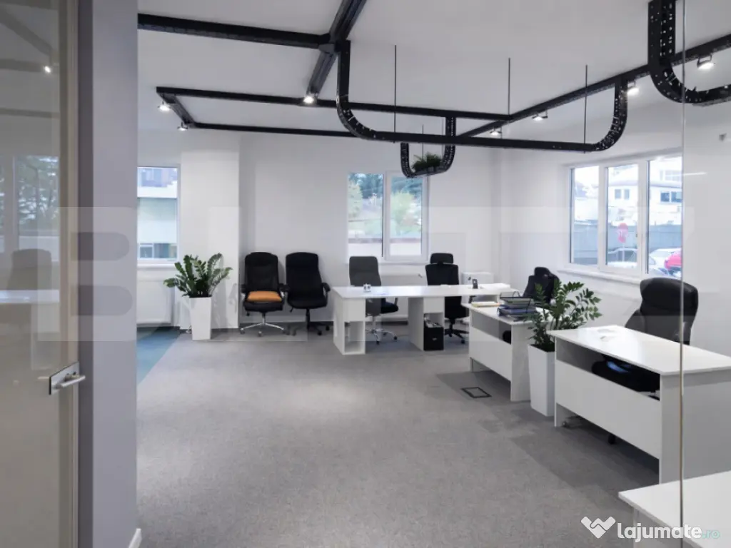 Birou finisat clasa A, 220 mp, zona Calea Turzii, 3 parcari