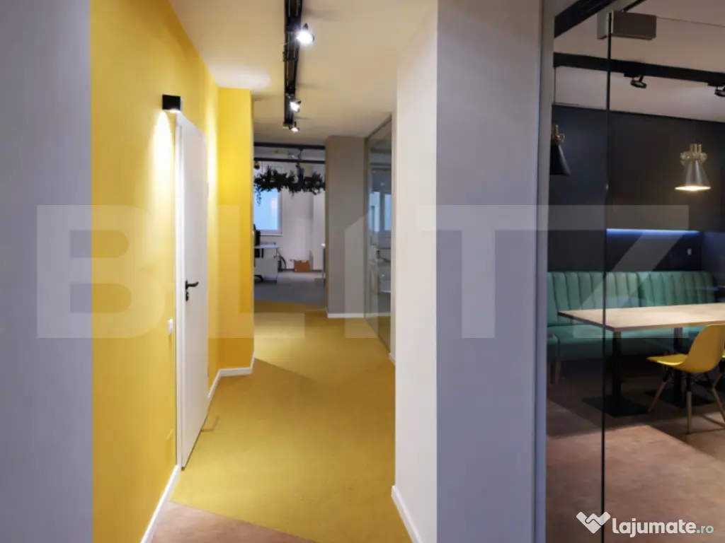 Birou finisat clasa A, 220 mp, zona Calea Turzii, 3 parcari