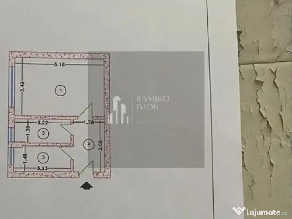 GARSONIERA SECTOR 3, SALAJAN, MOBILATA 