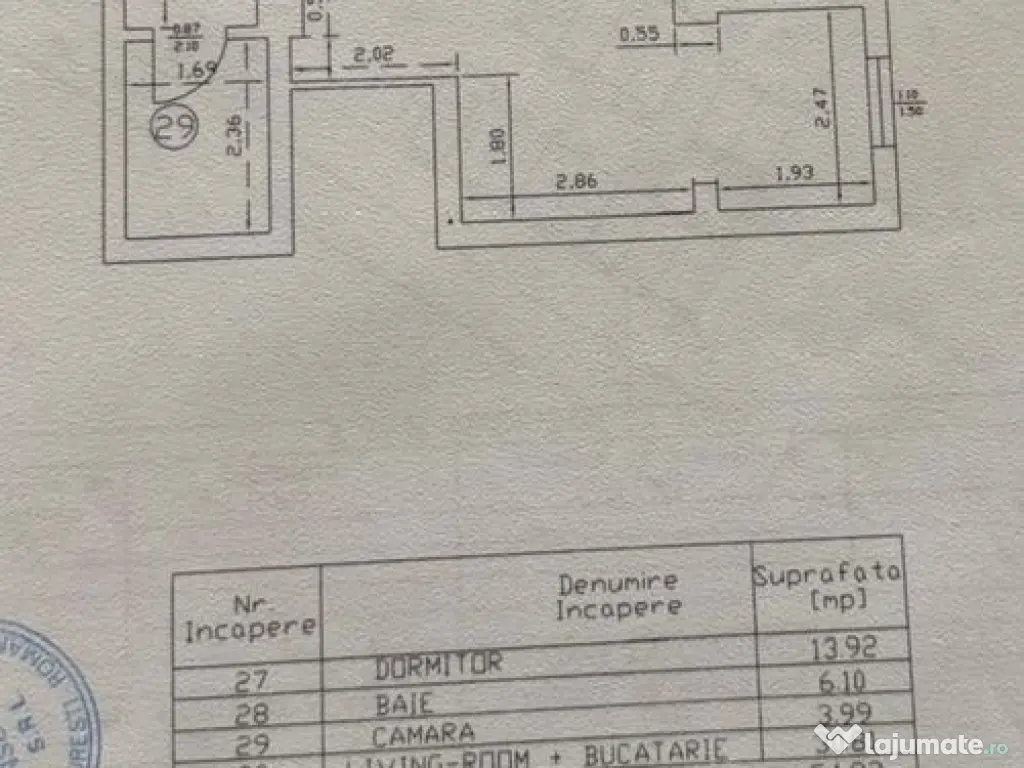 2 camere cu terasa 12mp- loc parcare Dobroiesti-Fundeni 