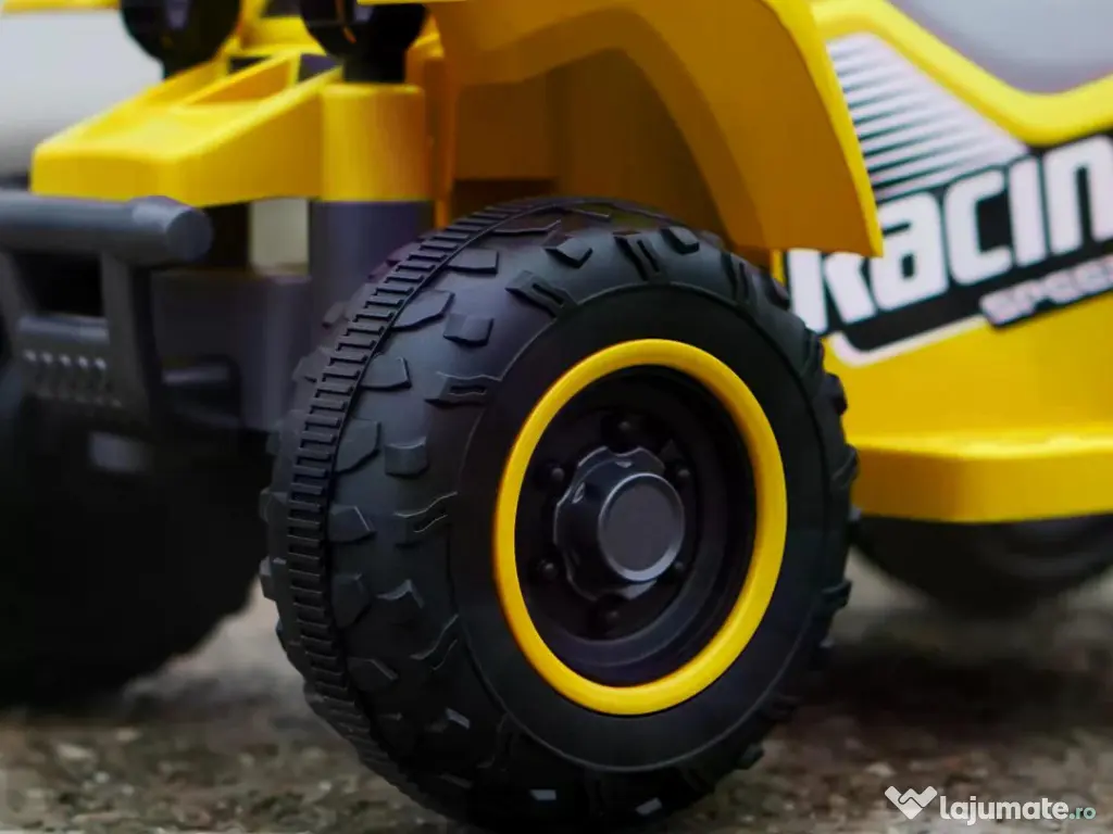 ATV electric pentru copii, Kinderauto BBH-029 35W 6V cu telecomanda Yellow 