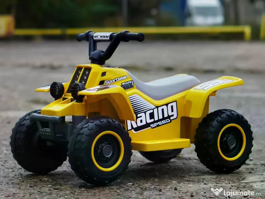 ATV electric pentru copii, Kinderauto BBH-029 35W 6V cu telecomanda Yellow 