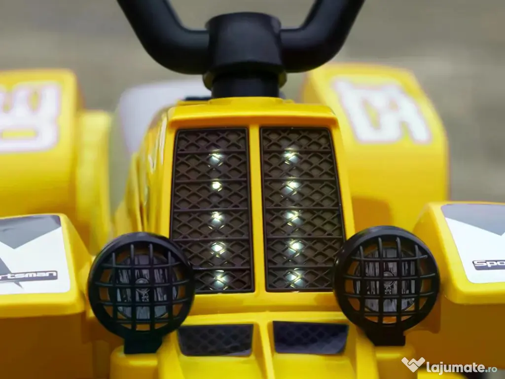 ATV electric pentru copii, Kinderauto BBH-029 35W 6V cu telecomanda Yellow 