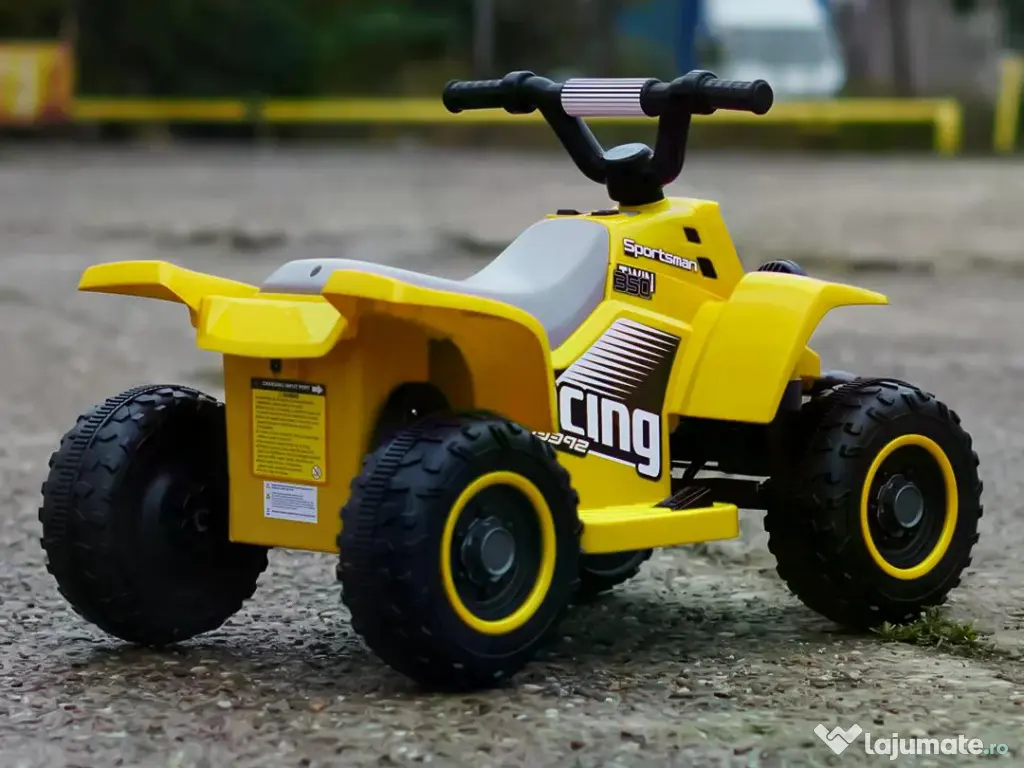 ATV electric pentru copii, Kinderauto BBH-029 35W 6V cu telecomanda Yellow 