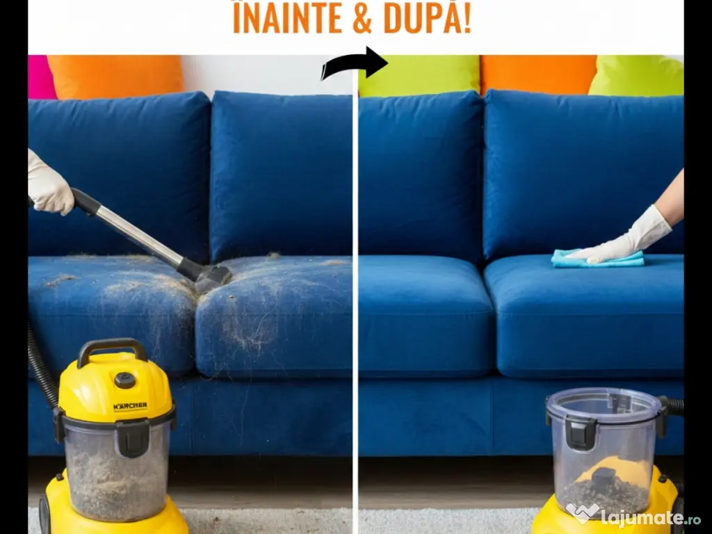 Curatare spalare tapiterii canapele saltele 