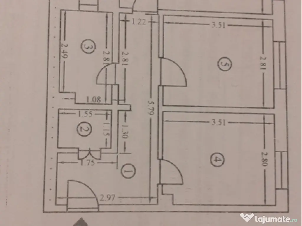 Apartament de vanzare cu 2 camere in Slobozia, Ialomița 