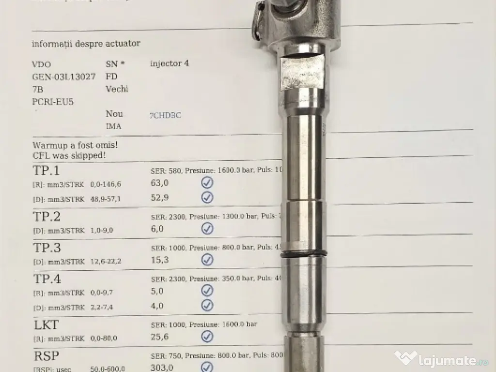 Injectoare noi si reconditionate 