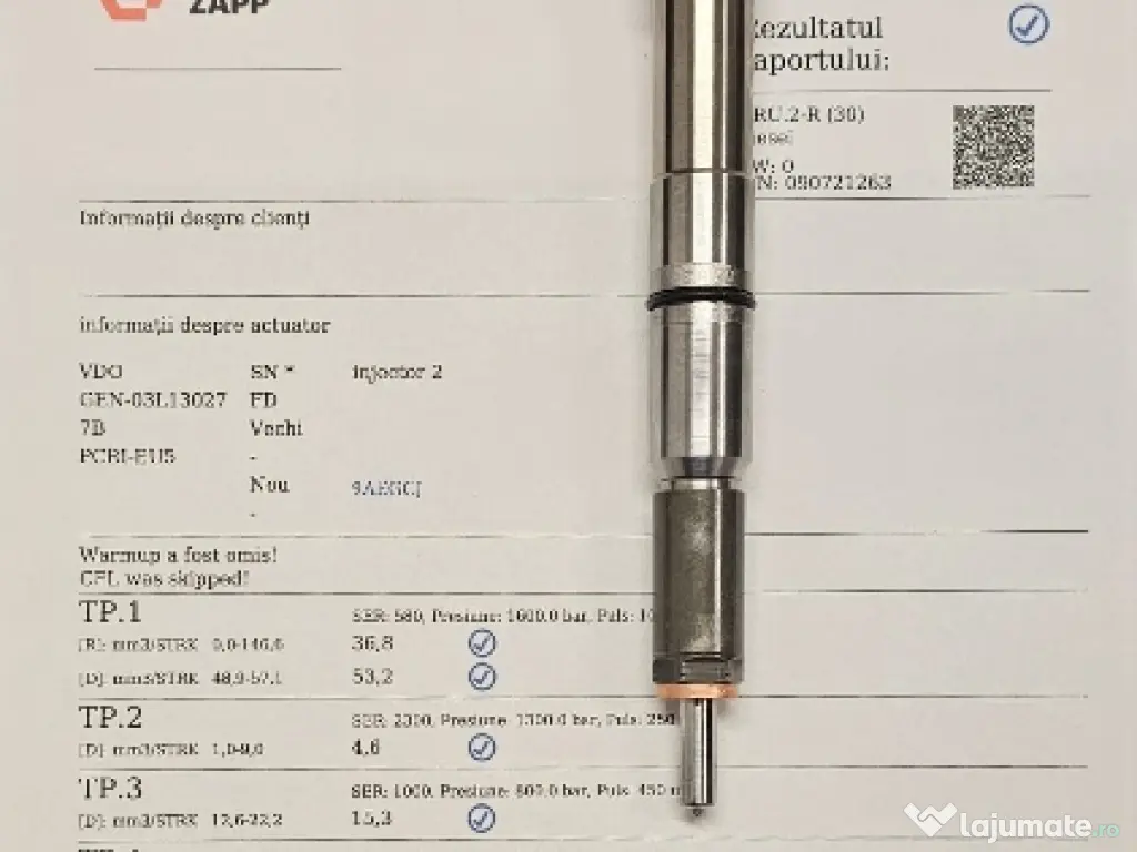 Injectoare noi si reconditionate 