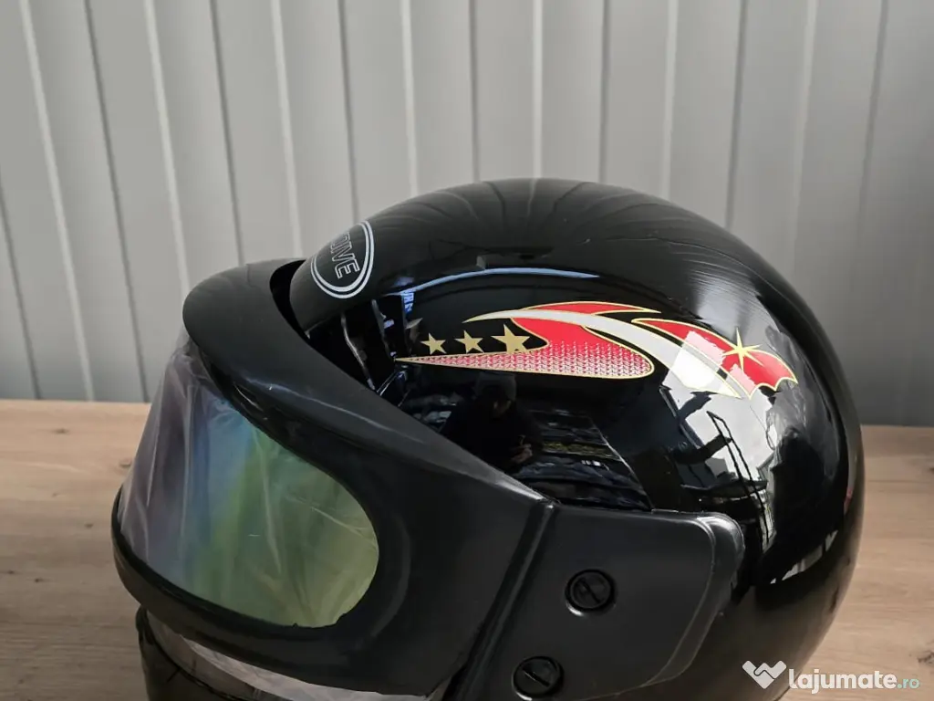 Casca de scuter Neagra 