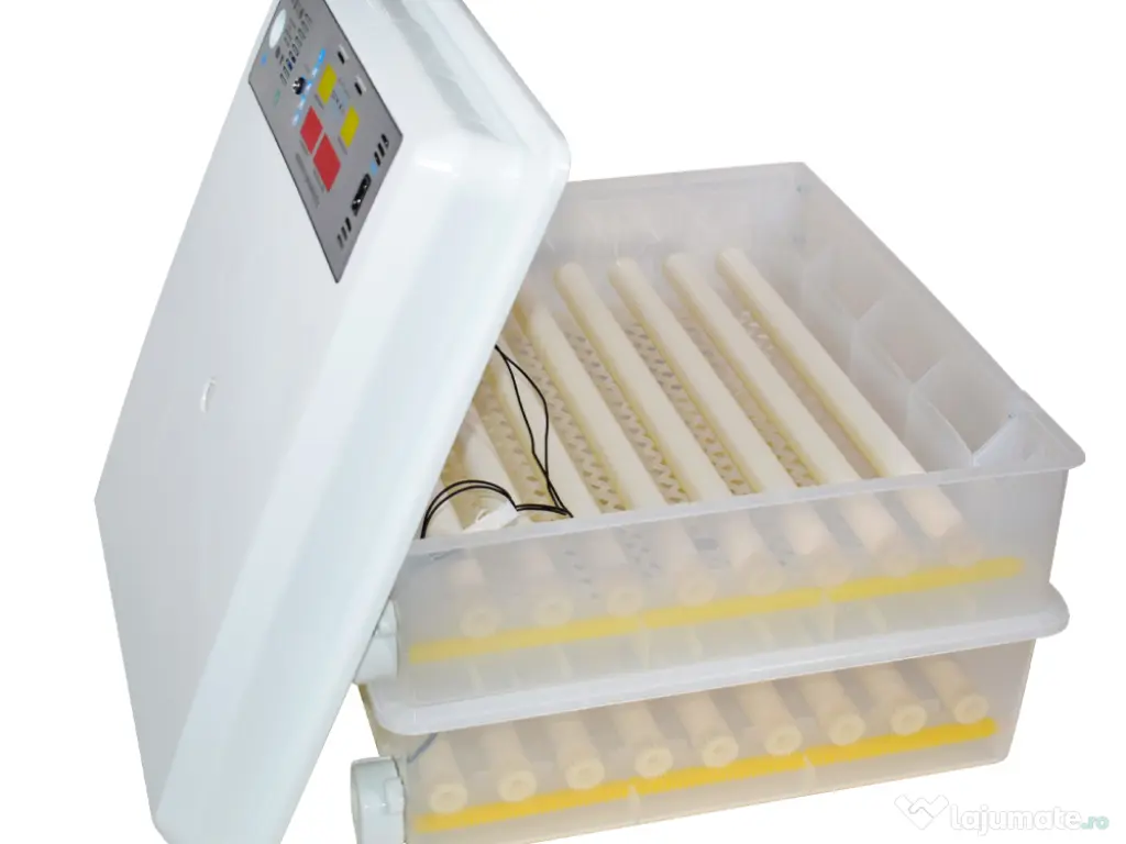 Incubator Clocitoare 120 Oua Gaina Rata Gasca Prepelite Pui  Automat Ovoscop 