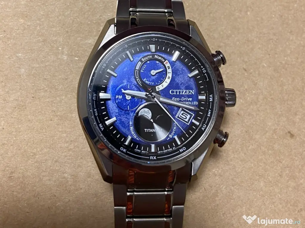 Ceas Citizen EcoDrive BY 1010-81L Tsuki Yomi atomic sinc via radio