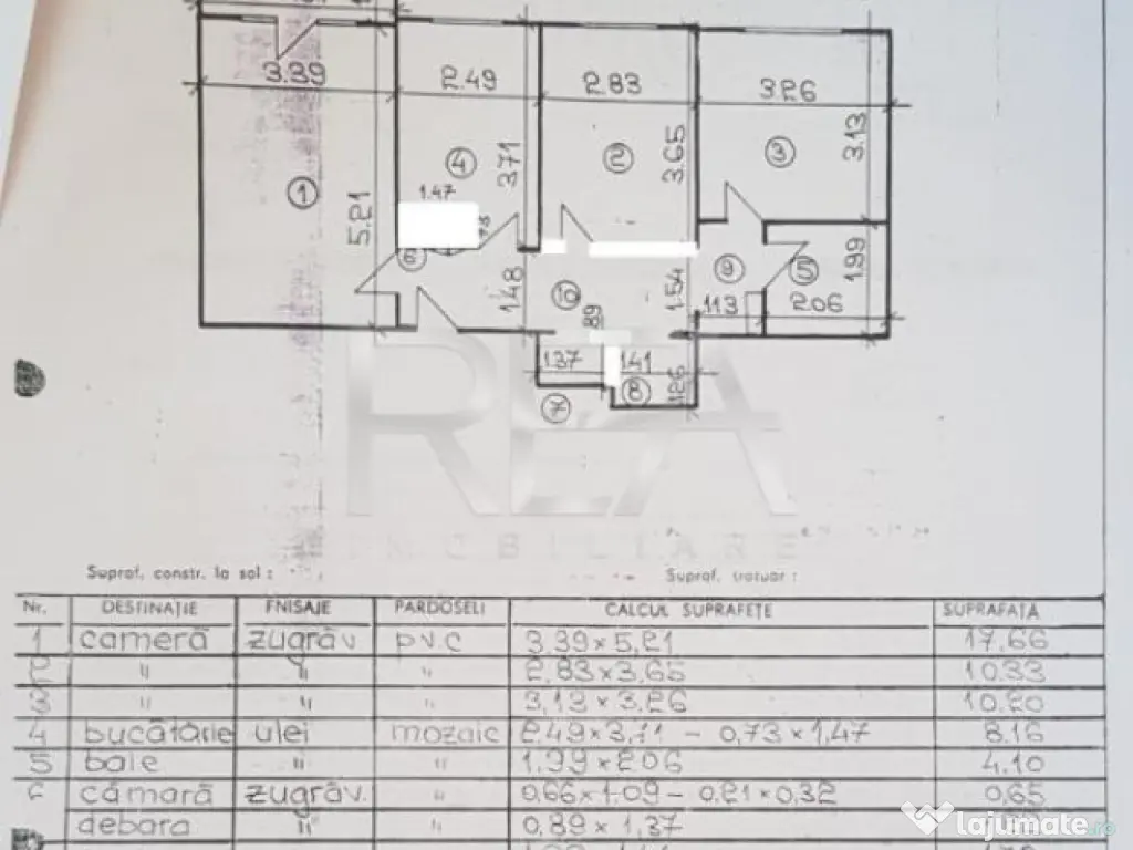 3 Camere | Centrala Proprie | Bloc Reabilitat | Parc Crangas 