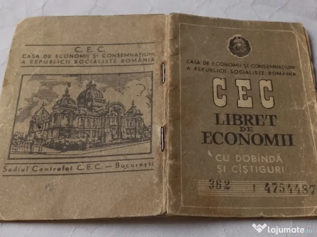 Libret de Economii CEC (1970-1985)