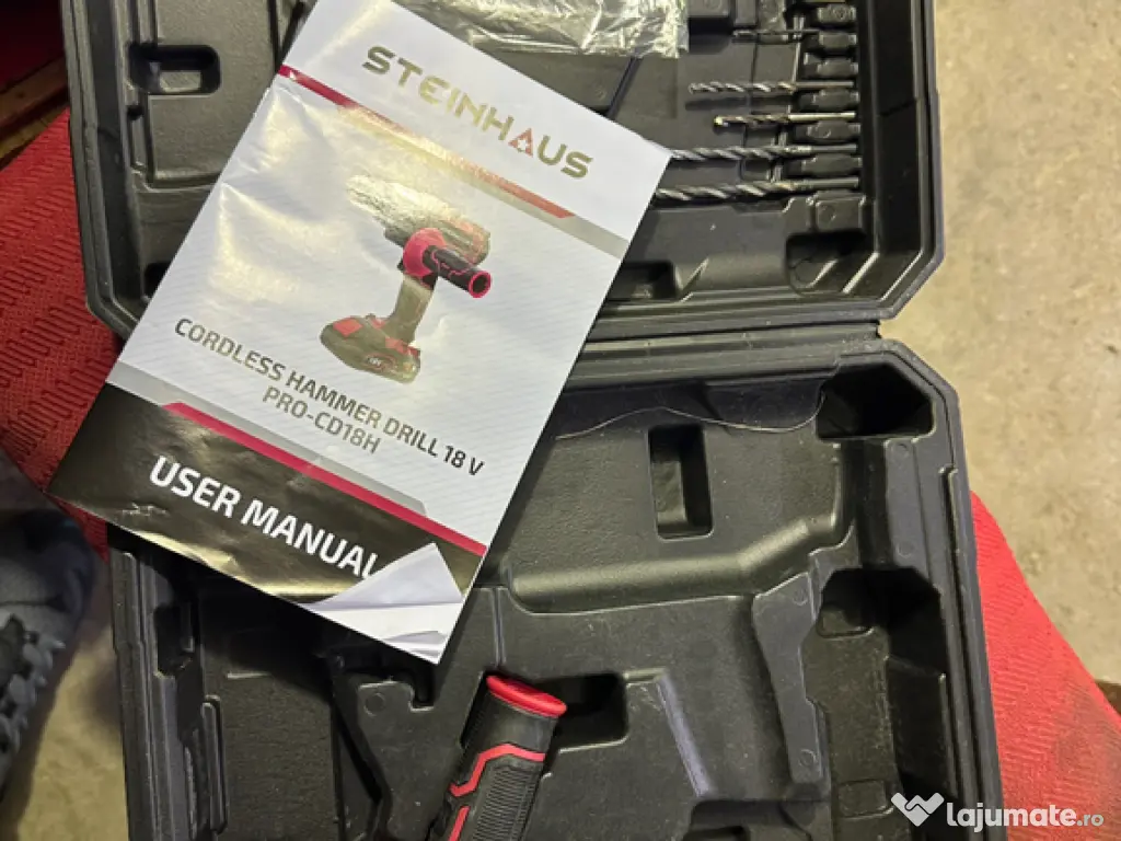 Mașină de găurit cu acumulator 18v