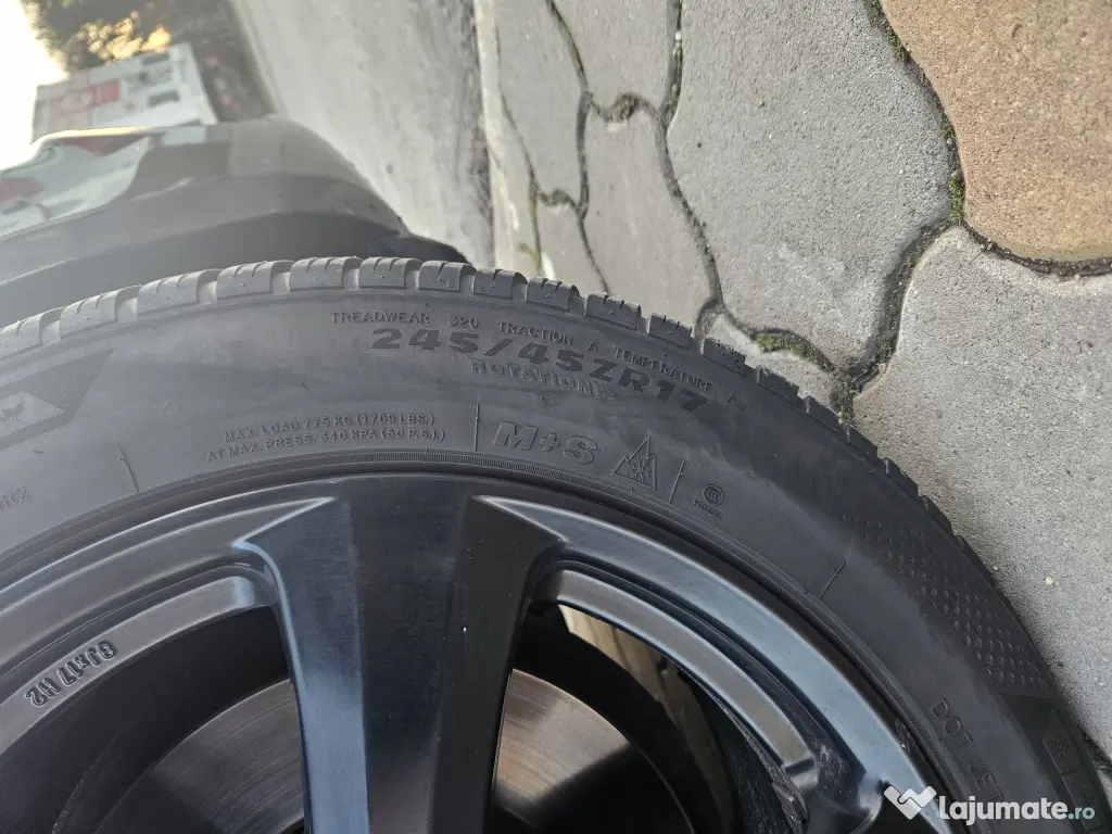Set 4 jante MSW R17 ET35 + anvelope All Season 245/45ZR17 Imperial