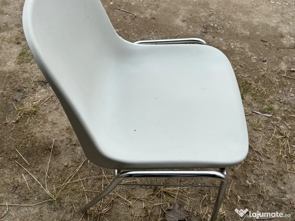 Scaun Plastic-Inox 