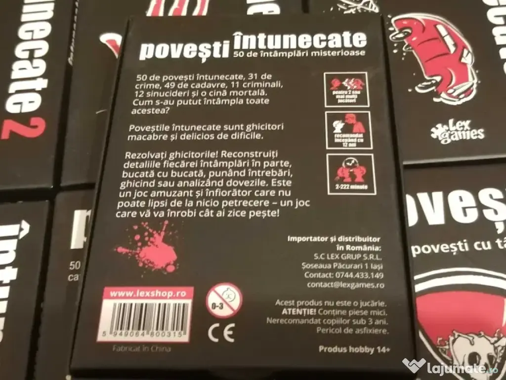 Joc carti Povesti intunecate