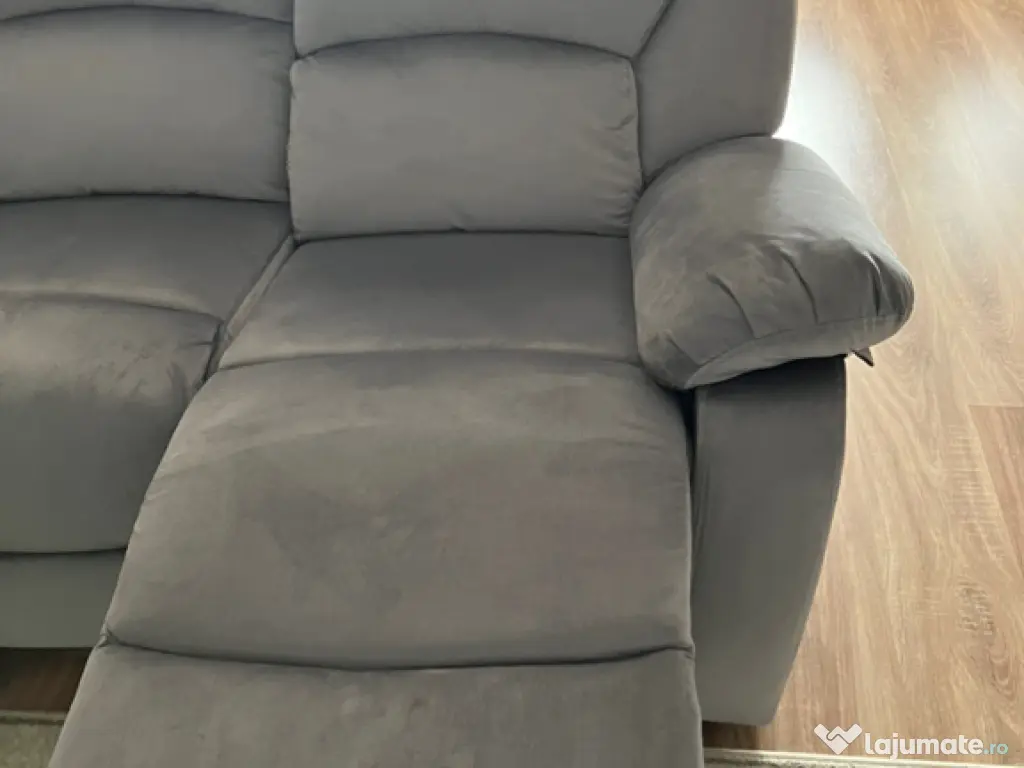 Canapea 3 locuri cu recliner 