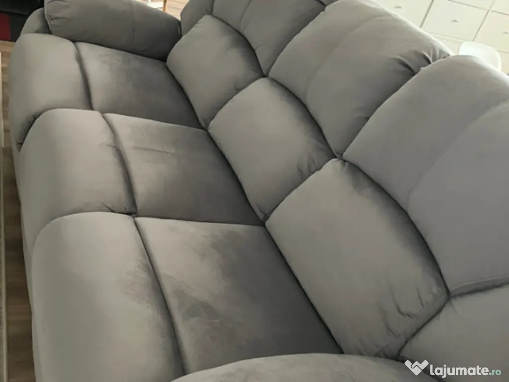 Canapea 3 locuri cu recliner 