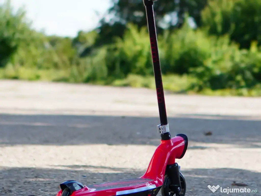 Trotineta electrica Kinderauto BJKL168, 45W, 12V 7Ah roti moi RED