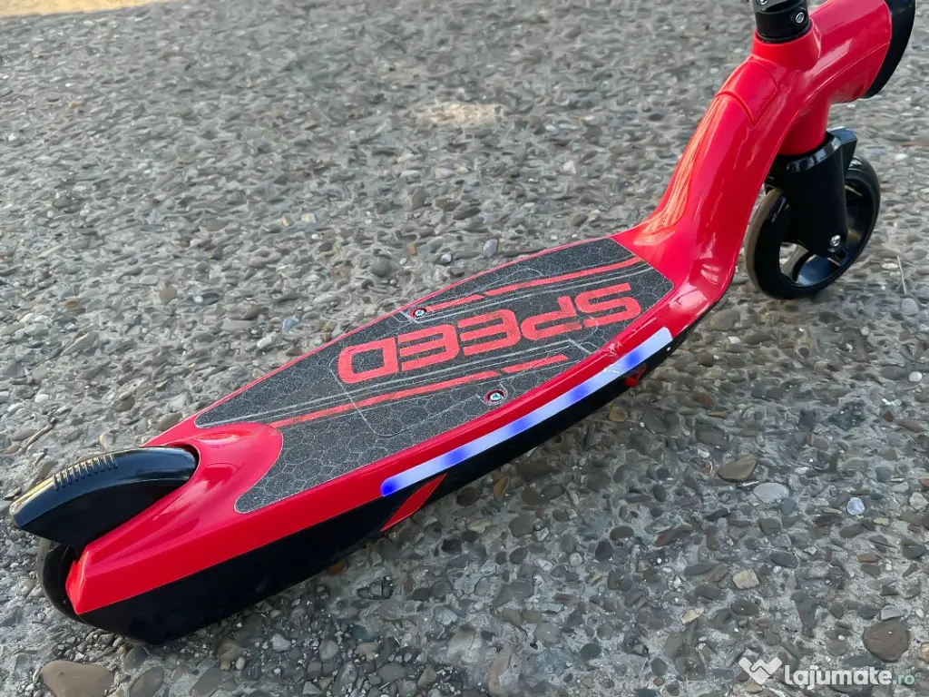 Trotineta electrica Kinderauto BJKL168, 45W, 12V 7Ah roti moi RED