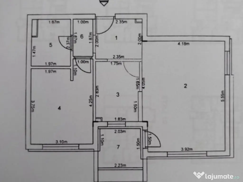 Apartament 2 camere Tractorul 