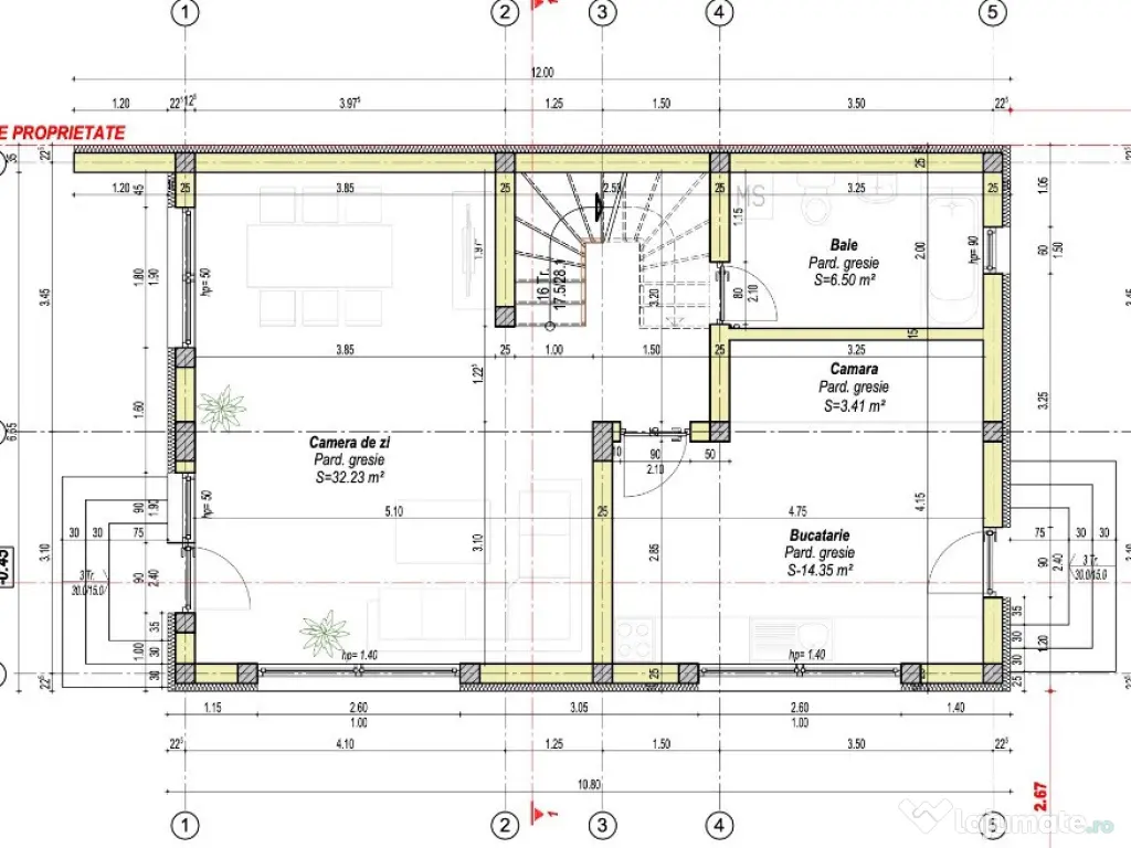 Vila P+E+pod Saftica Balotesti, Tunari, 120 mp utili, 370 mp curte 