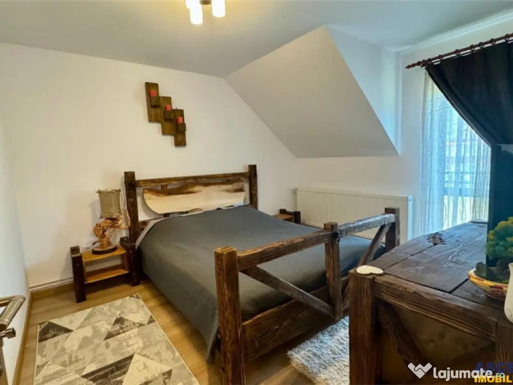 Refugiu pretios:jacuzzi, lemn masiv,2.000 mp teren,4 dormito