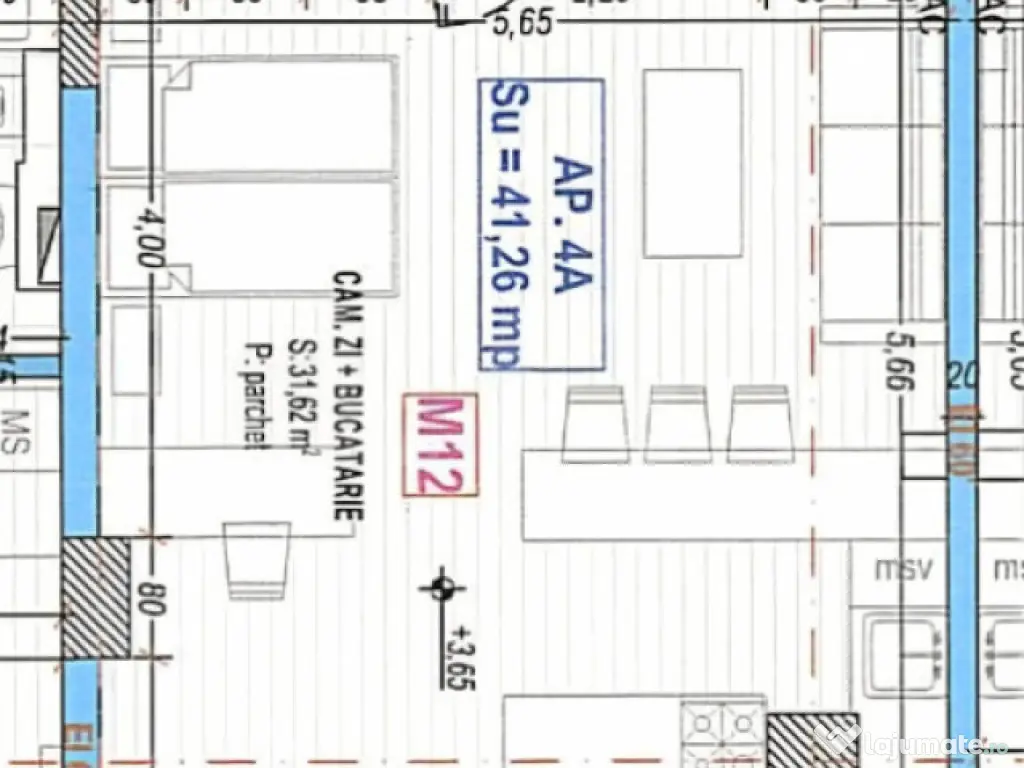 Studio modern, 41.18 mp, zona Torontalului 