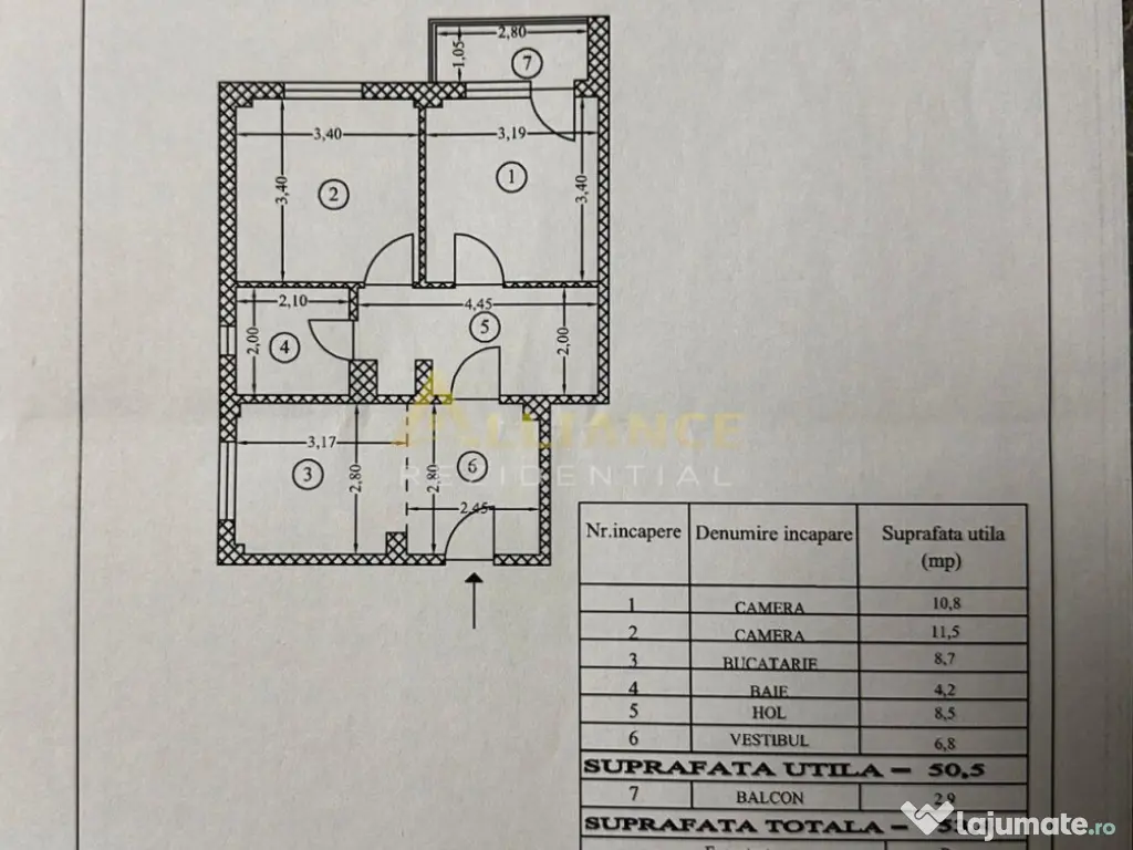 Gata de mutare! 2 camere decomandate, Mobilat si utilat bloc 