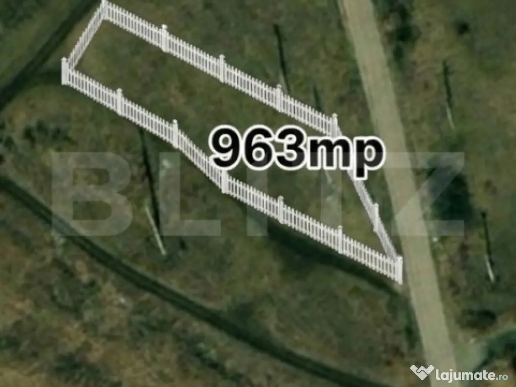 Exclusivitate! Teren intravilan 963 mp, 2 fronturi, View Pan