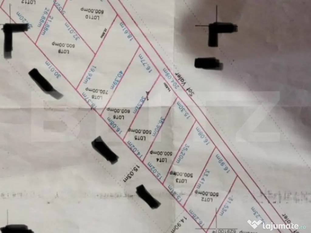 Teren parcelat de vânzare – Zona Valea Rusului | Utilită 