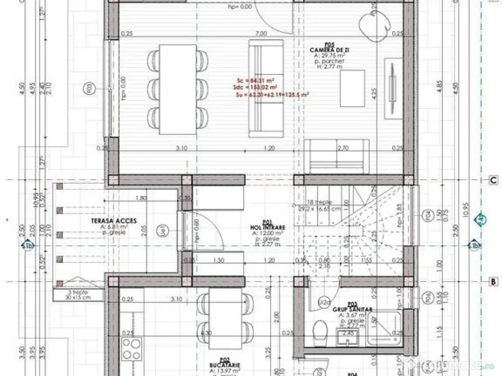 Casă individuală pe strada Sportului, Prejmer – Spaț... 
