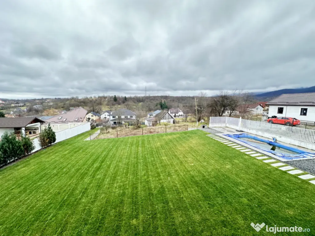 Casa de lux cu 5 camere piscina + sauna + jacuzzi + 2000mp t 