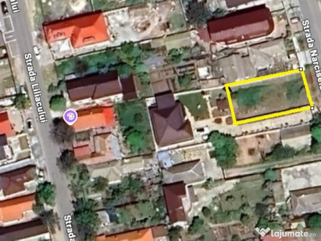 Teren intravilan Lumina, 371 mp, central, situat langa scoal 