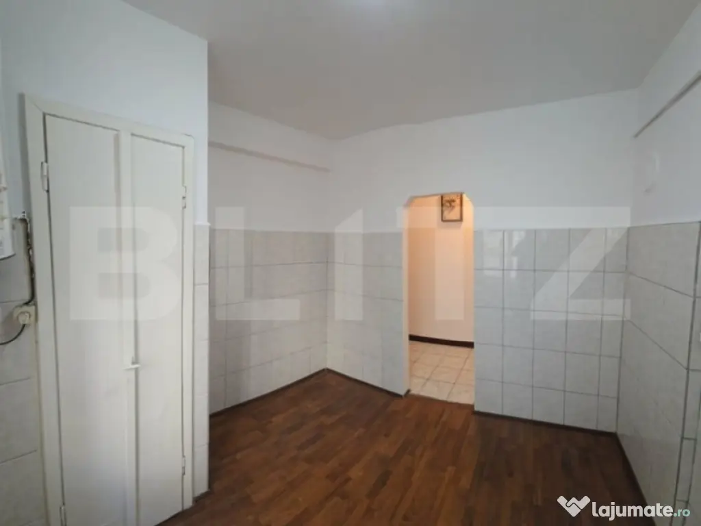 Apartament 41 mp, semidecomandat, parter – zonă Progresu,