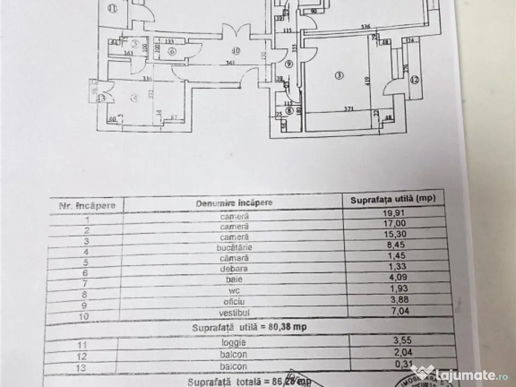 3 camere - 86mp - Unirii - Alba Iulia 