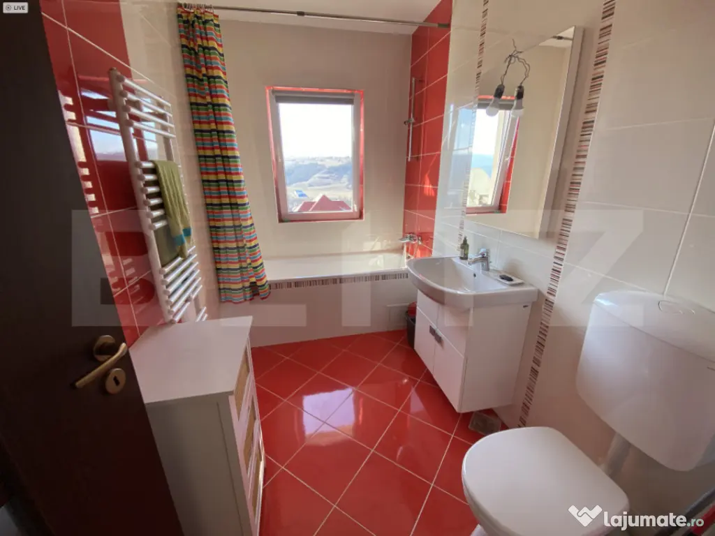 Apartament 2 camere, 55 mp, complet utilat si mobilat, etaj