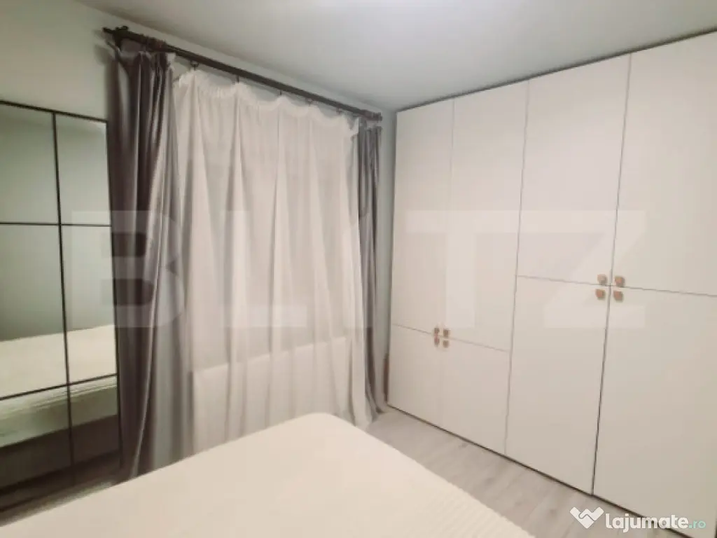 Apartament semidecomandat, 2 camere, 46 mp, mobilat si utila