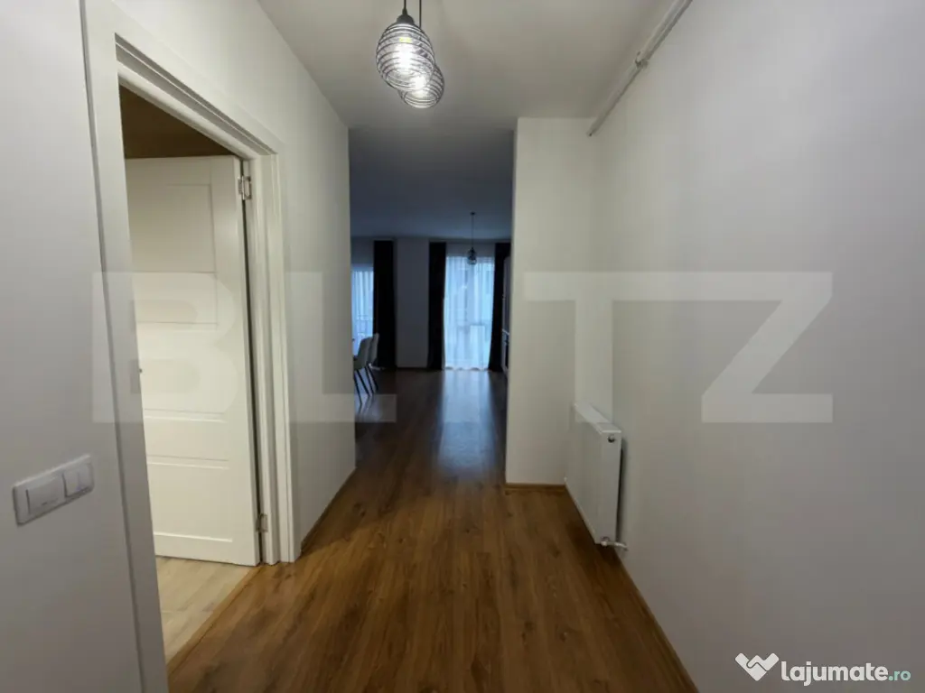 Apartament 3 camere, 2 bai, parcare, prima inchiriere, zona 