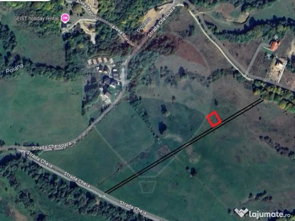 Teren Rasnov - Cheile Rasnoavei, 654mp, posibil 1329mp