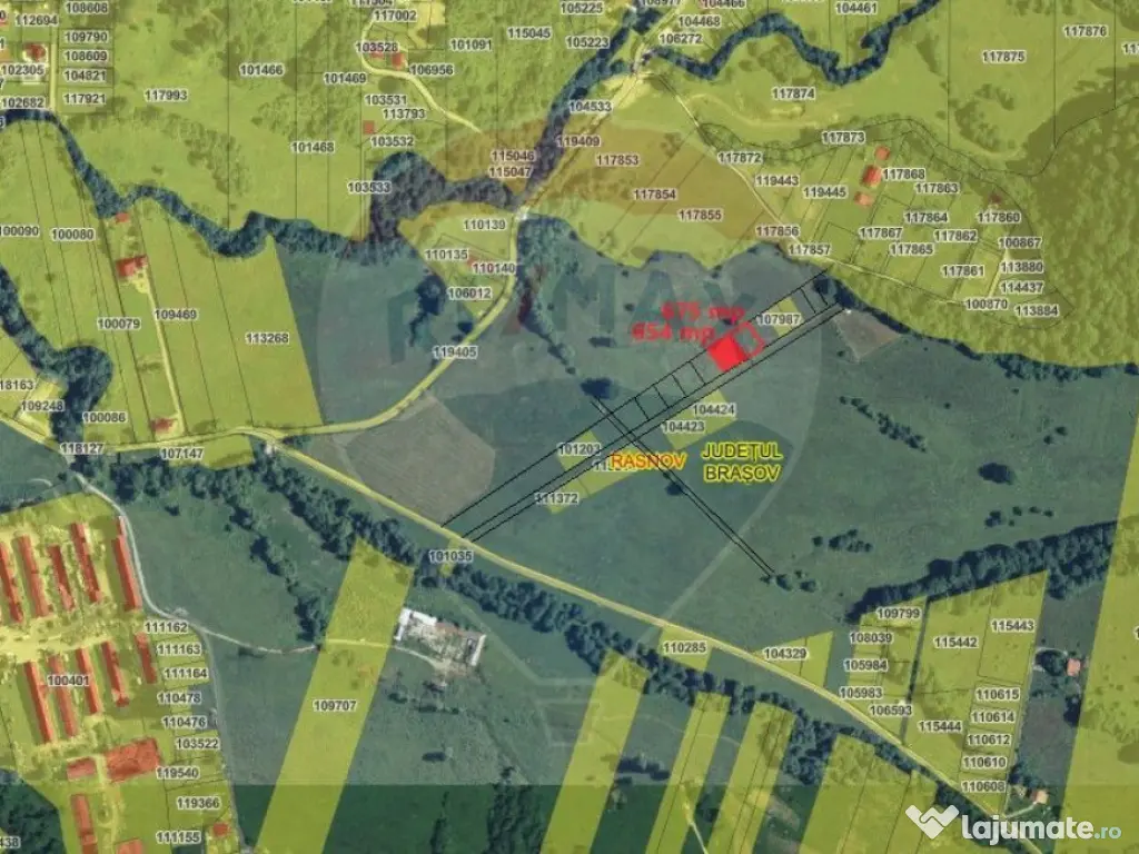 Teren Rasnov - Cheile Rasnoavei, 654mp, posibil 1329mp