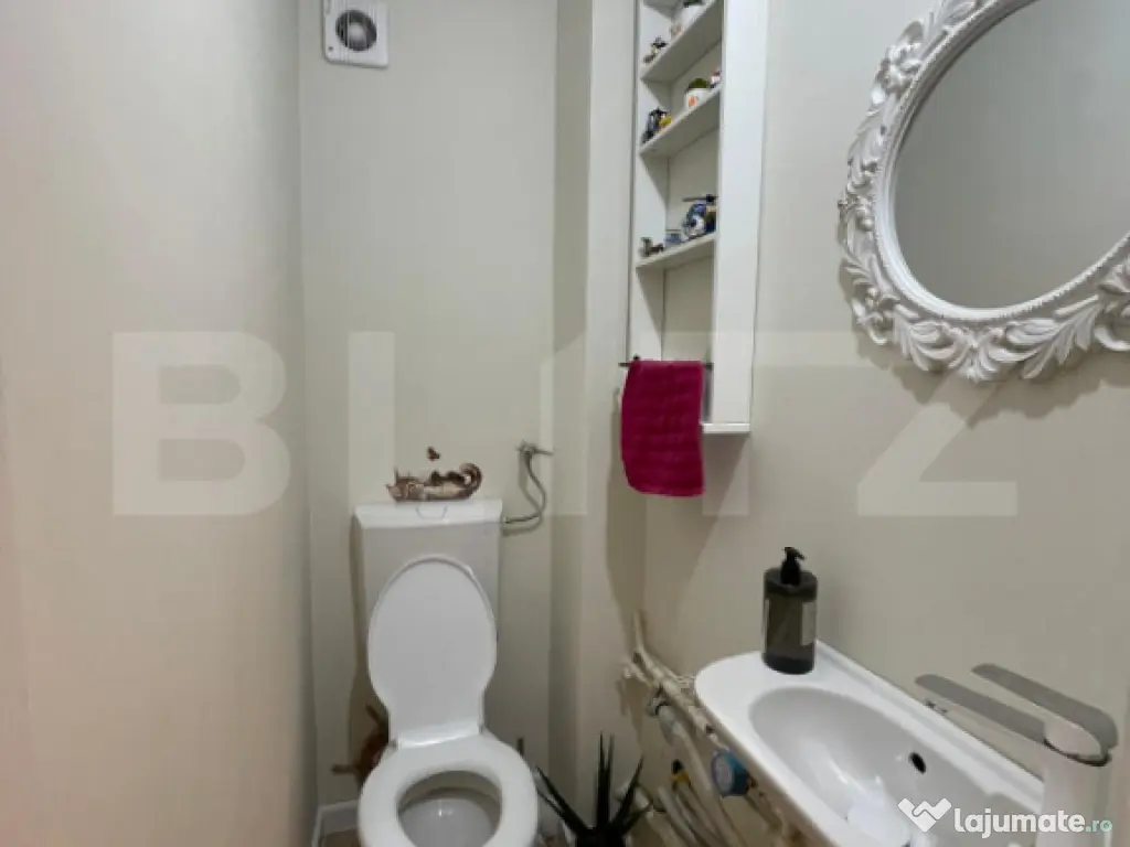 Apartament spațios de 4 cam, complet modernizat, la cheie, 