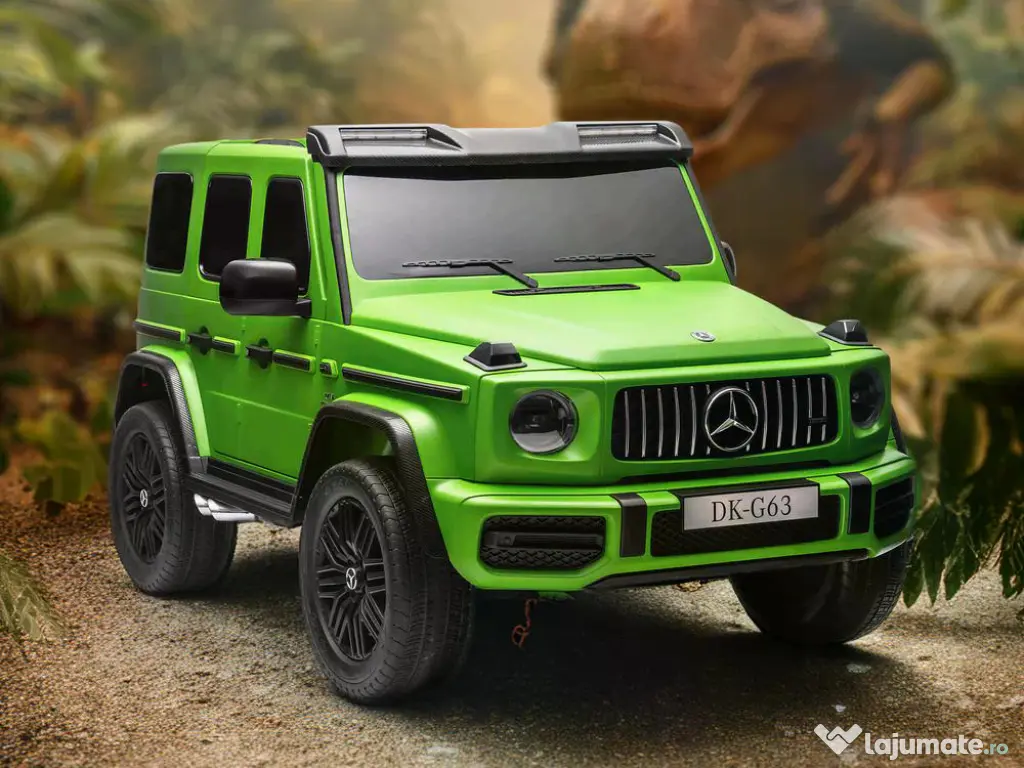 Masinuta electrica pt. 2 copii Mercedes G63, 4x 200W, 24V-14Ah Green