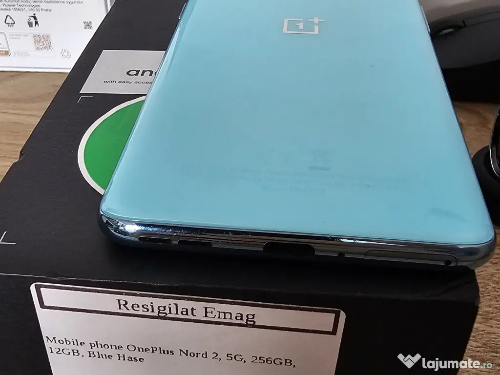 Telefon OnePlus Nord 2 5G, 256GB memorie, 12GB RAM,Blue Haze 