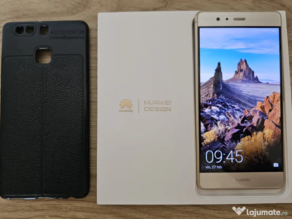 Huawei P9 Auriu-32GB-accepta SDCard-Dual Camera LEICA