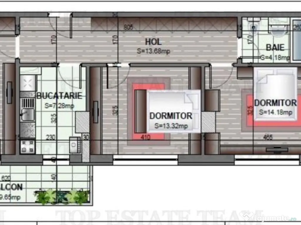 Apartament 3 camere spatios bloc finalizat sector 6-Militari 