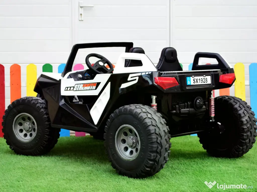 UTV electric pentru 4 copii, Kinderauto BJX1928 24V 14Ah , 500W White 